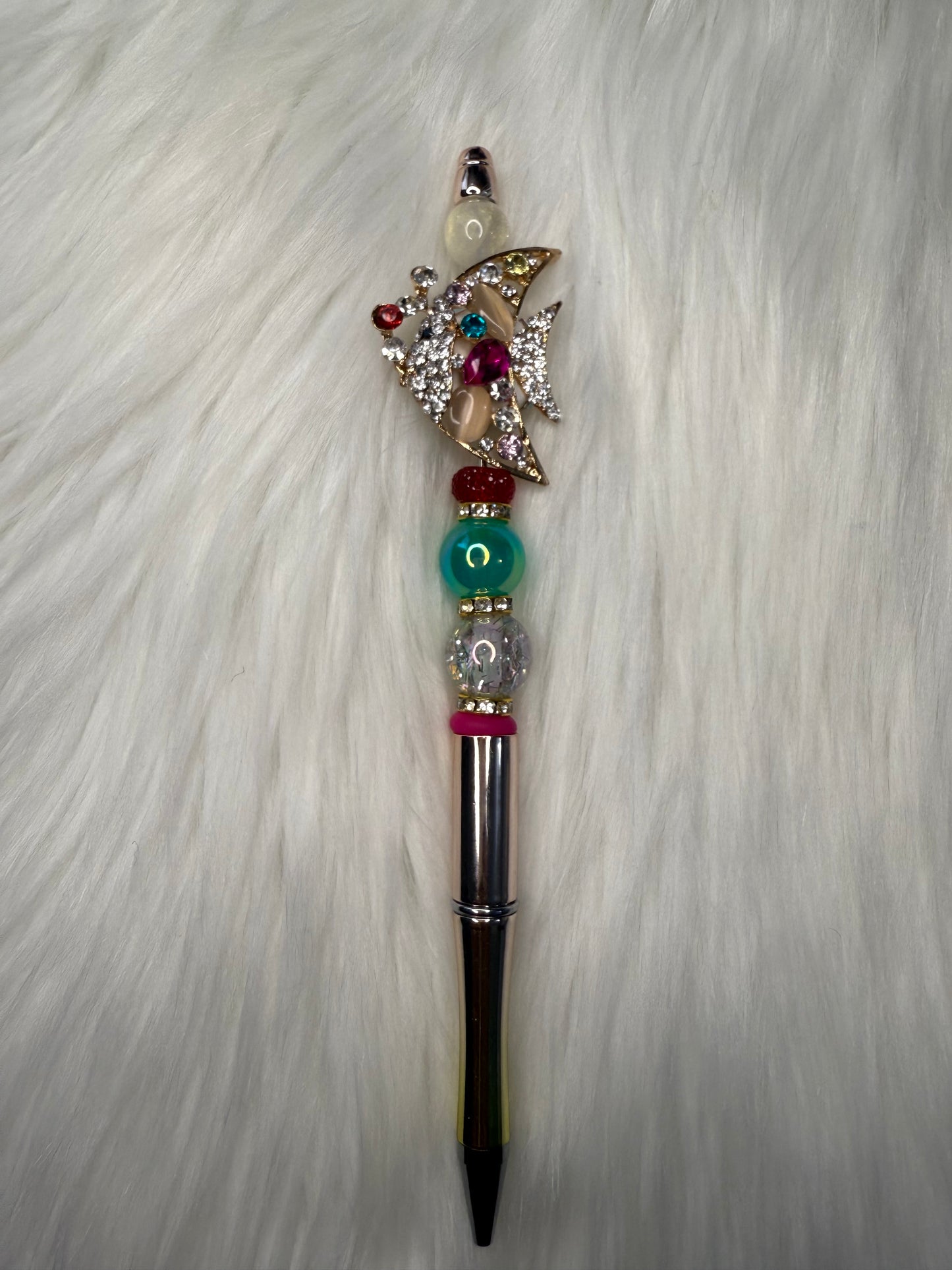 Fancy beaded pen