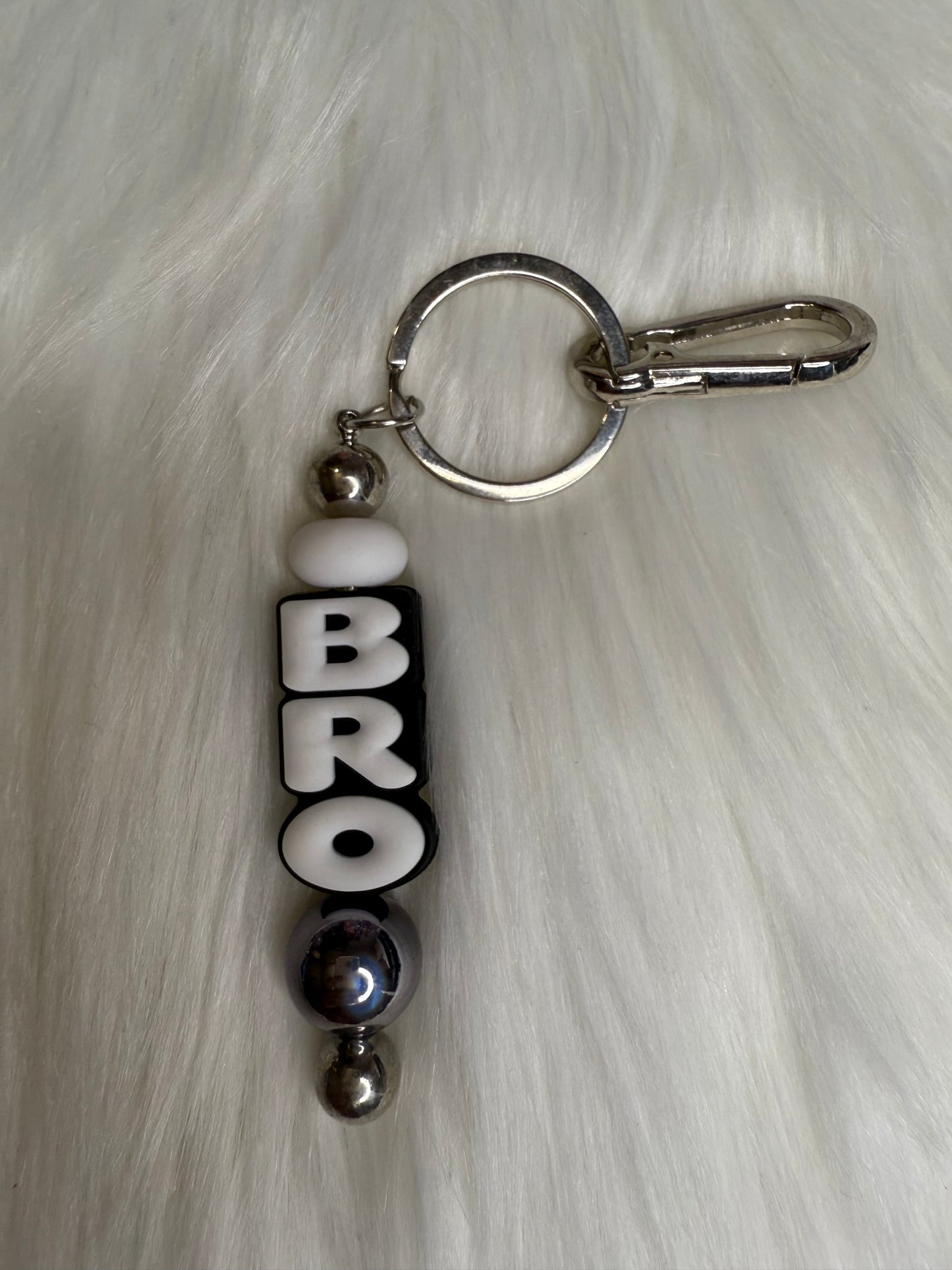Beaded keychain