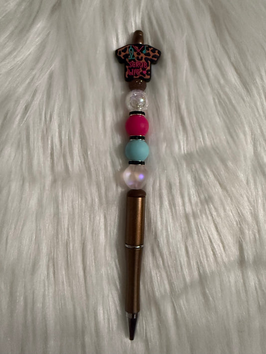 Beaded pen