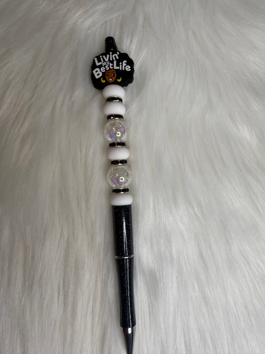 Beaded pen