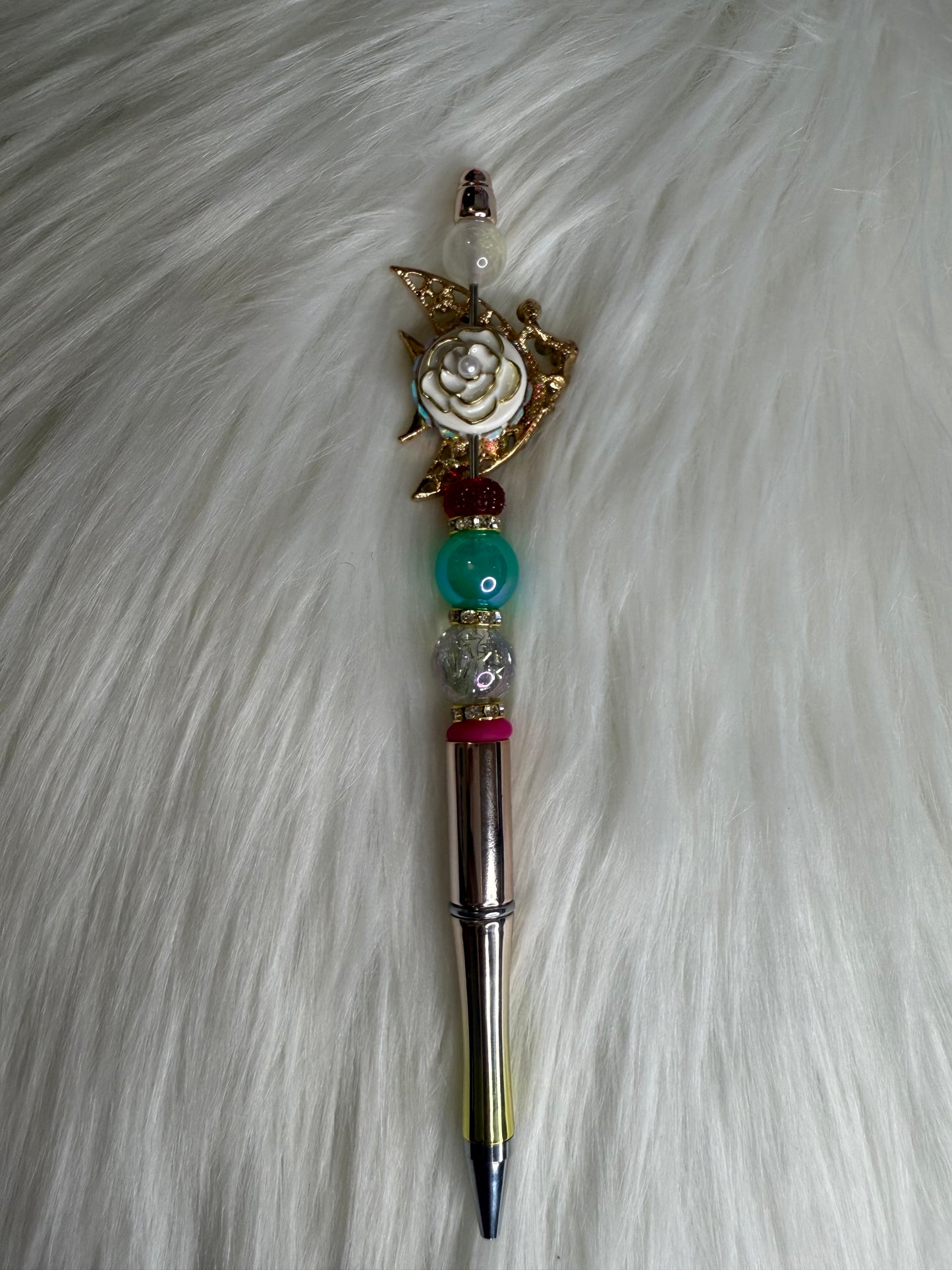 Fancy beaded pen