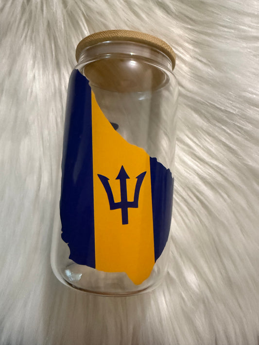 Custom beer can glass