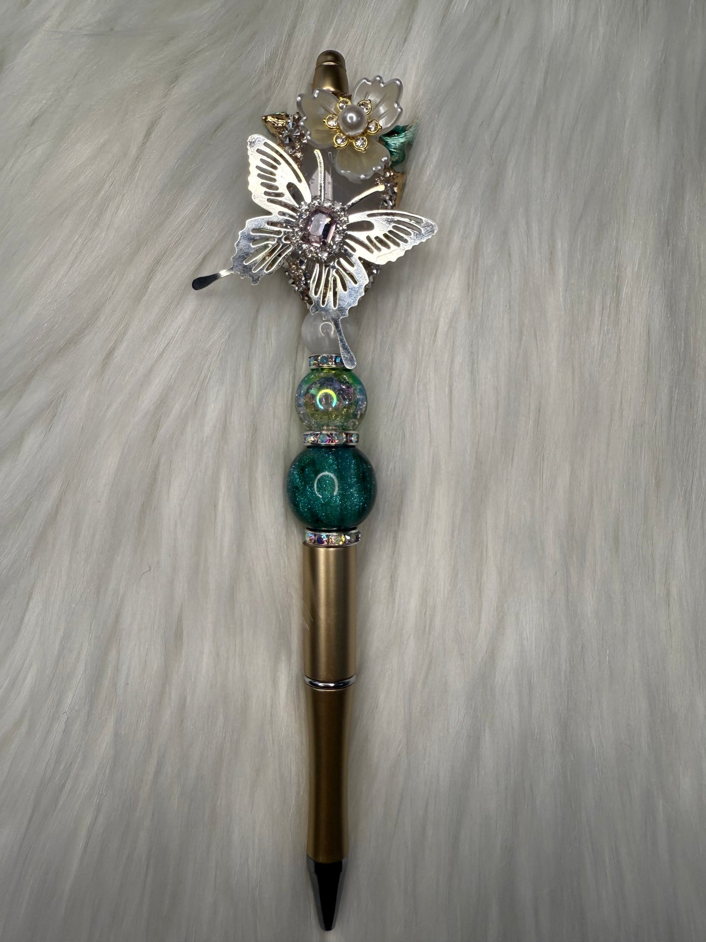 Beaded pen(palm tree)