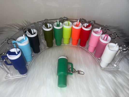Mini tumbler keychain